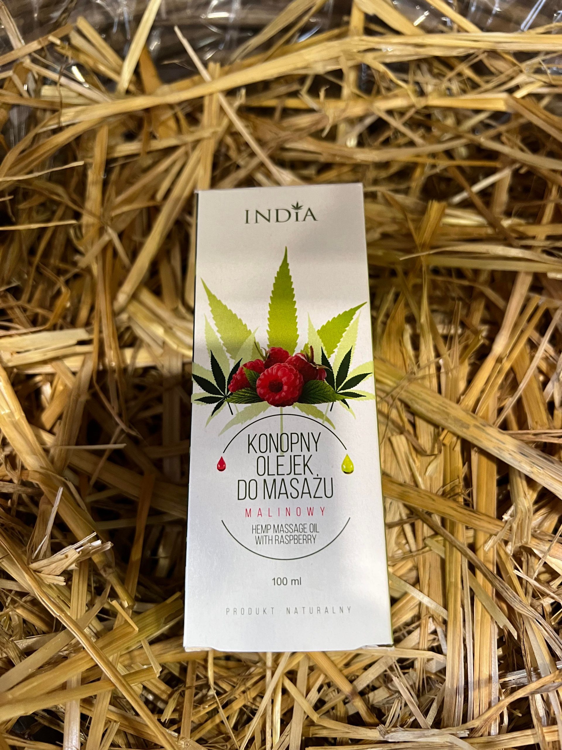 Raspberry massage oil