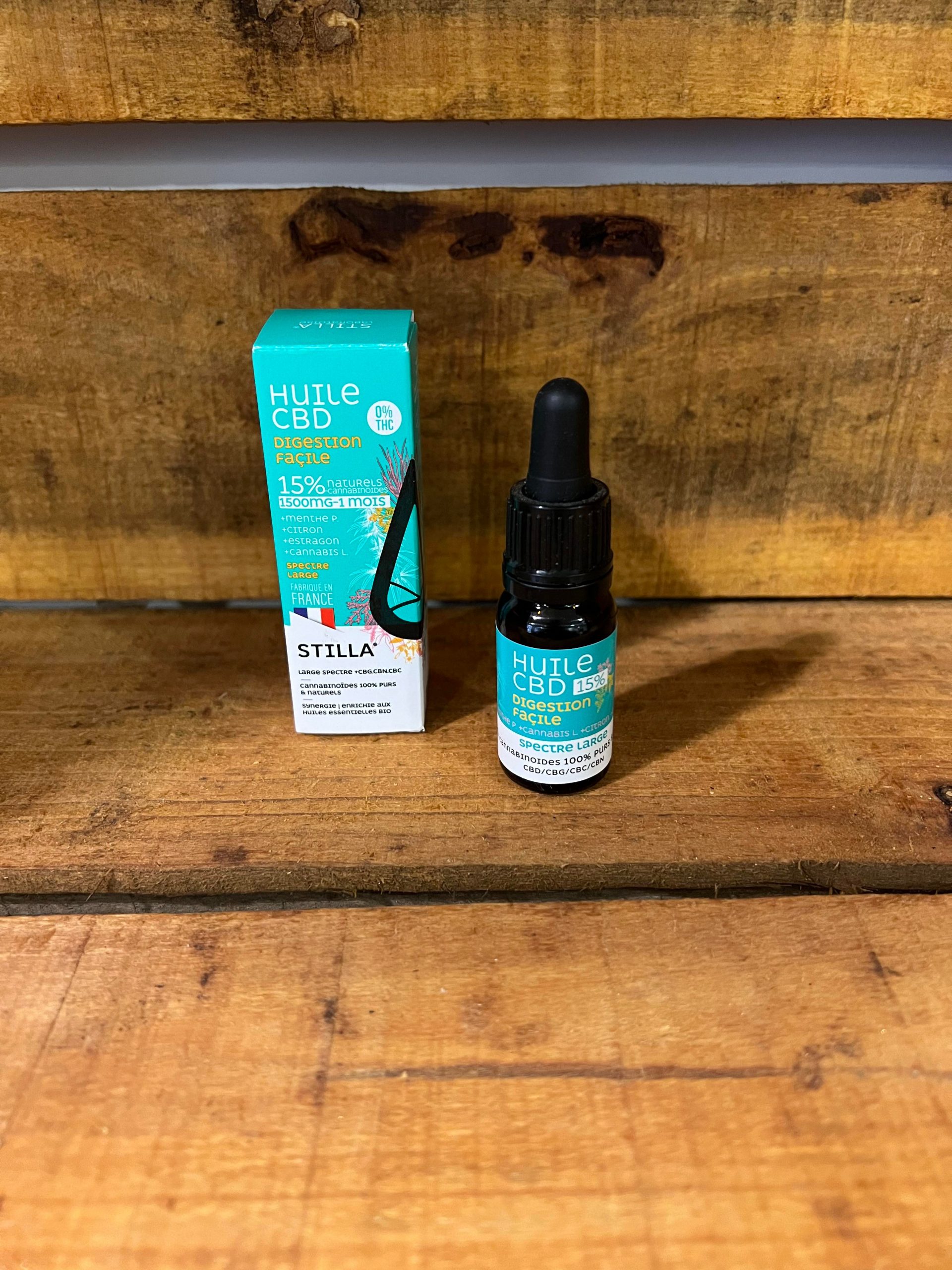 Huile de CBD 15% Digestion Facile