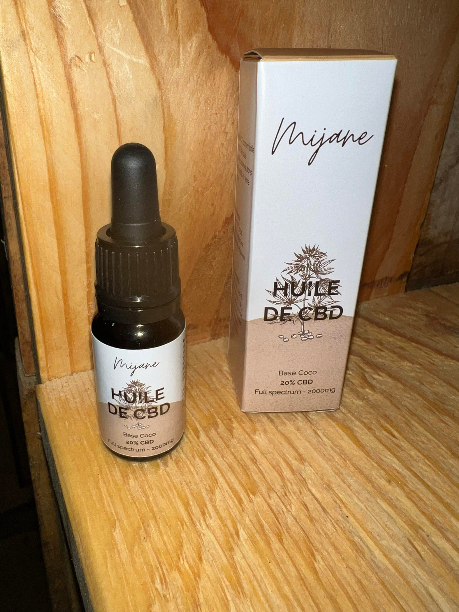 Huile de Chanvre Full Spectrum – base coco