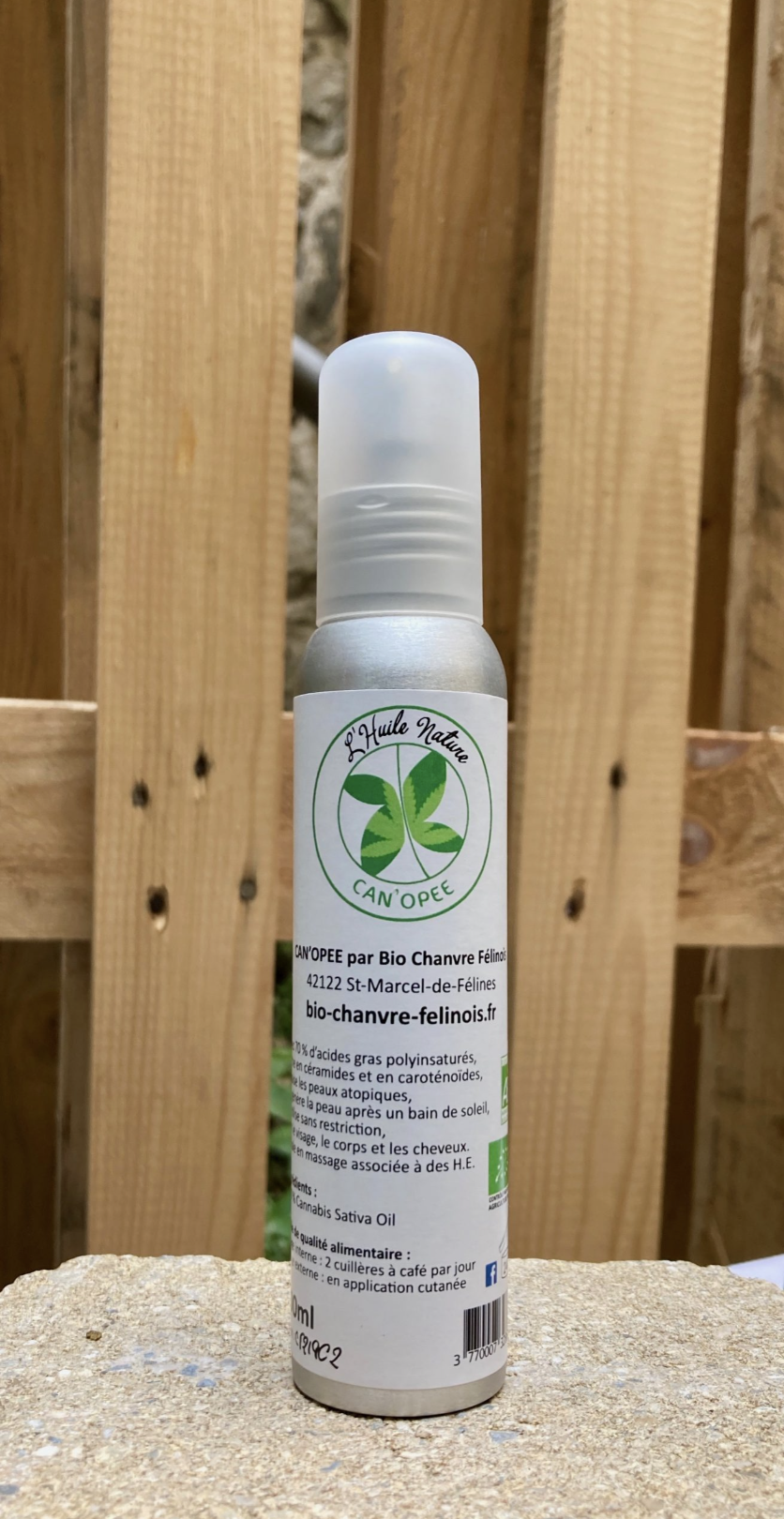 L’Huile de Chanvre bio Nature CAN’OPEE